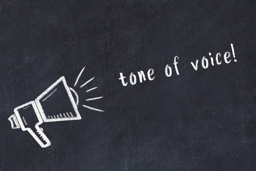 Bilde av tone of voice illustrasjon