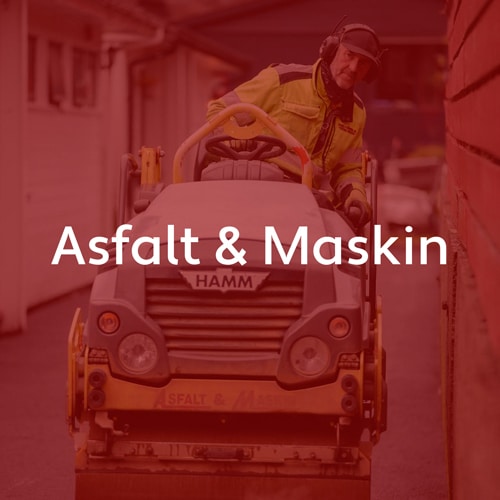 Asfalt og maskin
